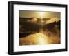 Sunrise, Lake Waterbury, Little River State Park, Vermont, USA-Charles Gurche-Framed Photographic Print