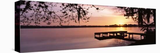 Sunrise, Lake Whippoorwill, Koa Campground, Orlando, Florida, USA-null-Stretched Canvas
