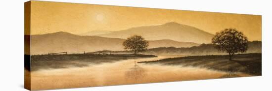 Sunrise Landscape I-Steve Bridger-Stretched Canvas