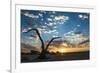 Sunrise Landscape in Sossusvlei, Namibia, July 2014-Wim van den Heever-Framed Photographic Print