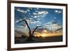 Sunrise Landscape in Sossusvlei, Namibia, July 2014-Wim van den Heever-Framed Photographic Print