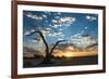 Sunrise Landscape in Sossusvlei, Namibia, July 2014-Wim van den Heever-Framed Photographic Print