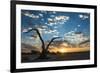 Sunrise Landscape in Sossusvlei, Namibia, July 2014-Wim van den Heever-Framed Photographic Print