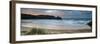 Sunrise Landscape Panorama Three Cliffs Bay in Wales with Dramatic Sky-Veneratio-Framed Photographic Print