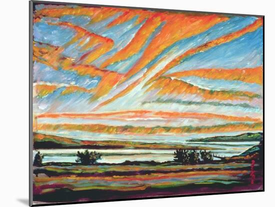 Sunrise, Les Eboulements, Quebec-Patricia Eyre-Mounted Giclee Print