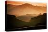 Sunrise Light and Hills, East Bay Oakland California Landscape-Vincent James-Stretched Canvas