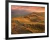 Sunrise Light on the Great Ridge, Hope Valley, Peak District National Park, Derbyshire, England, UK-Ian Egner-Framed Photographic Print