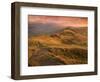 Sunrise Light on the Great Ridge, Hope Valley, Peak District National Park, Derbyshire, England, UK-Ian Egner-Framed Photographic Print