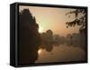 Sunrise, Limestone Mountain Scenery, Tam Coc, Ninh Binh, South of Hanoi, North Vietnam-Christian Kober-Framed Stretched Canvas