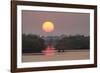 Sunrise, Mangroves and Water, Merritt Island Nwr, Florida-Rob Sheppard-Framed Photographic Print