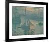 Sunrise (Marine), 1873-Claude Monet-Framed Premium Giclee Print