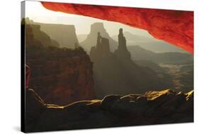 Sunrise, Mesa Arch, Canyonlands National Park, Utah, USA-Michel Hersen-Stretched Canvas