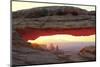 Sunrise, Mesa Arch, Canyonlands National Park, Utah, USA-Michel Hersen-Mounted Photographic Print