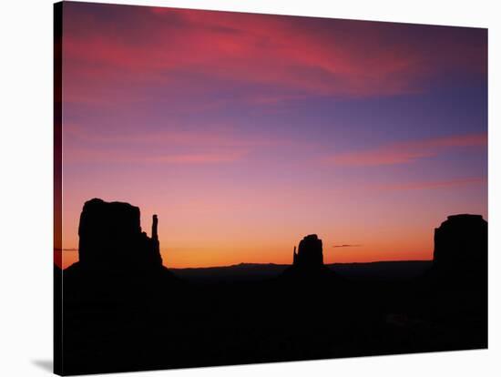 Sunrise, Monument Valley, Arizona, USA-Michel Hersen-Stretched Canvas