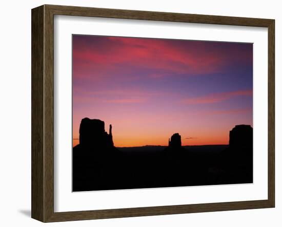 Sunrise, Monument Valley, Arizona, USA-Michel Hersen-Framed Premium Photographic Print