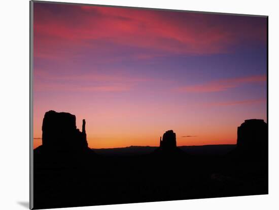 Sunrise, Monument Valley, Arizona, USA-Michel Hersen-Mounted Premium Photographic Print