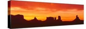 Sunrise, Monument Valley, Arizona-null-Stretched Canvas