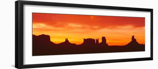 Sunrise, Monument Valley, Arizona-null-Framed Premium Photographic Print