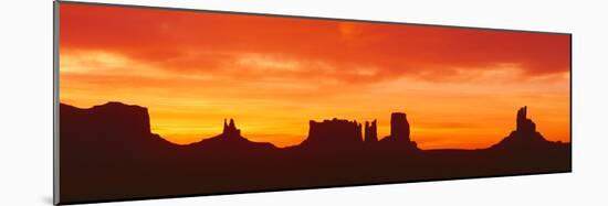 Sunrise, Monument Valley, Arizona-null-Mounted Premium Photographic Print