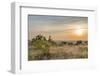 Sunrise, Moor, the Clouds, Shrub-Jurgen Ulmer-Framed Photographic Print