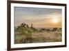 Sunrise, Moor, the Clouds, Shrub-Jurgen Ulmer-Framed Photographic Print