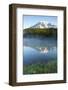 Sunrise, Mount Rainier, Reflection Lake, Mount Rainier NP, Washington-Michel Hersen-Framed Photographic Print