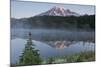 Sunrise, Mount Rainier, Reflection Lake, Mount Rainier NP, Washington-Michel Hersen-Mounted Photographic Print