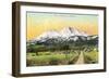 Sunrise, Mt. Shasta, California-null-Framed Art Print