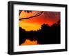 Sunrise, Murray River, Moama, New South Wales, Victoria, Australia-David Wall-Framed Photographic Print