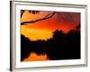 Sunrise, Murray River, Moama, New South Wales, Victoria, Australia-David Wall-Framed Photographic Print