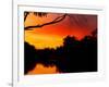 Sunrise, Murray River, Moama, New South Wales, Victoria, Australia-David Wall-Framed Photographic Print