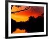 Sunrise, Murray River, Moama, New South Wales, Victoria, Australia-David Wall-Framed Photographic Print