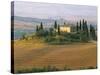 Sunrise Near San Quirico D'Orcia, Val D'Orcia, Siena Province, Tuscany, Italy, Europe-Sergio Pitamitz-Stretched Canvas