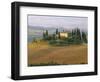 Sunrise Near San Quirico D'Orcia, Val D'Orcia, Siena Province, Tuscany, Italy, Europe-Sergio Pitamitz-Framed Photographic Print