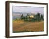 Sunrise Near San Quirico D'Orcia, Val D'Orcia, Siena Province, Tuscany, Italy, Europe-Sergio Pitamitz-Framed Photographic Print