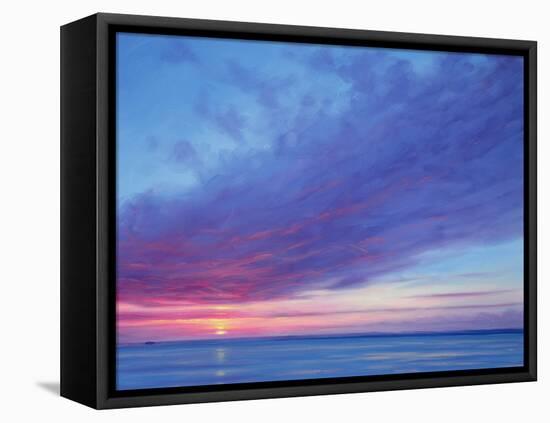 Sunrise Off Treasure Cay-Derek Hare-Framed Stretched Canvas