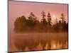 Sunrise on a Lake, Adirondack Park, New York, USA-Jay O'brien-Mounted Photographic Print