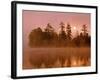 Sunrise on a Lake, Adirondack Park, New York, USA-Jay O'brien-Framed Photographic Print