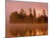 Sunrise on a Lake, Adirondack Park, New York, USA-Jay O'brien-Mounted Photographic Print