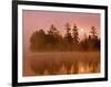 Sunrise on a Lake, Adirondack Park, New York, USA-Jay O'brien-Framed Photographic Print