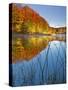 Sunrise on a Lake in Northern Maine.-Ian Shive-Stretched Canvas