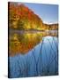 Sunrise on a Lake in Northern Maine.-Ian Shive-Stretched Canvas