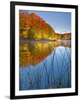 Sunrise on a Lake in Northern Maine.-Ian Shive-Framed Photographic Print