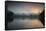 Sunrise on a Lake in Sao Paulo's Ibirapuera Park-Alex Saberi-Framed Stretched Canvas