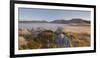 Sunrise on a Sheep Pasture, Mount Cook, Rock, Otago, South Island, New Zealand-Rainer Mirau-Framed Photographic Print