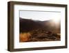 Sunrise on a tent, Tsaranoro Valley, Ambalavao, central area, Madagascar,  Africa-Christian Kober-Framed Photographic Print