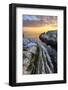 Sunrise on Appledore Island in the Isles of Shoals, New Hampshire.-Jerry & Marcy Monkman-Framed Photographic Print