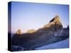 Sunrise on Batian, the Highest Peak on Mount Kenya, 5199M, Kenya, East Africa, Africa-Storm Stanley-Stretched Canvas