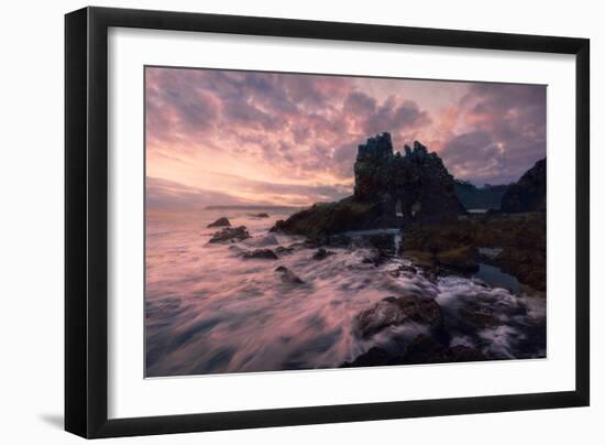 Sunrise on Beach-Leah Xu-Framed Photographic Print