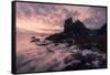 Sunrise on Beach-Leah Xu-Framed Stretched Canvas